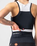 CASTELLI dres bez rukava - SOLARIS LADY - crna/bijela