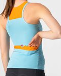 CASTELLI dres bez rukava - SOLARIS LADY - svjetloplava