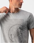 CASTELLI majica kratkih rukava - SCORPION TEE - siva