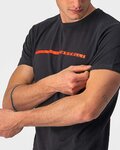 CASTELLI majica kratkih rukava - VENTAGLIO TEE - crna