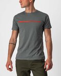 CASTELLI majica kratkih rukava - VENTAGLIO TEE - siva