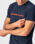 CASTELLI majica kratkih rukava - VENTAGLIO TEE - plava
