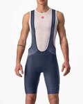 CASTELLI kratke hlače s tregerima - ENDURANCE 3 - plava