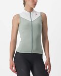 CASTELLI dres bez rukava - SOLARIS LADY - zelena/bjelokosna