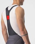 CASTELLI kratke hlače s tregerima - COMPETIZION KIT - siva