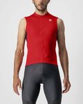CASTELLI dres bez rukava - ENTRATA VI - crvena