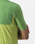 CASTELLI dres kratkih rukava - VELOCISSIMA LADY - zelena/žuta