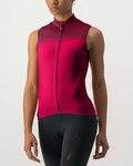 CASTELLI dres bez rukava - VELOCISSIMA LADY - bodro/crvena
