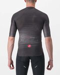 CASTELLI dres kratkih rukava - AERO RACE 6.0 - antracitna