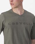 CASTELLI dres kratkih rukava - TRAIL TECH 2 - siva