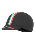 CASTELLI kapa - ROSSO CORSA  - crna