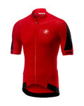 CASTELLI dres kratkih rukava - VOLATA 2.0 - crna/crvena