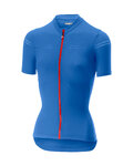 CASTELLI dres kratkih rukava - PROMESSA 2.0 LADY - plava