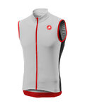 CASTELLI dres bez rukava - ENTRATA 3.0 - crvena/bijela