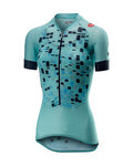 CASTELLI dres kratkih rukava - CLIMBER'S LADY - plava