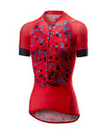 CASTELLI dres kratkih rukava - CLIMBER'S LADY - crvena