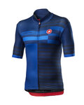 CASTELLI dres kratkih rukava - MID WEIGHT PRO - plava
