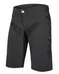 kratke hlače bez tregera - SINGLETRACK - crna