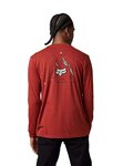 FOX majica dugih rukava - FINISHER - crvena