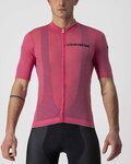 CASTELLI dres kratkih rukava - GIRO '21 MAGLIA ROSA - ružičasta