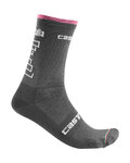 CASTELLI čarape klasične - GIRO 2019  - siva