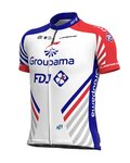 ALÉ dres kratkih rukava - GROUPAMA FDJ 2020 - plava/crvena/bijela