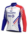 ALÉ dres dugih rukava zimski - GROUPAMA FDJ 20 WNT - crvena/bijela/plava