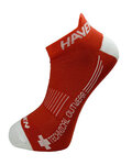 HAVEN čarape do gležnja - SNAKE SILVER NEO - crvena/bijela