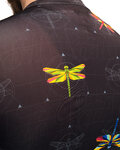 HOLOKOLO dres kratkih rukava - DRAGONFLIES ELITE - crna