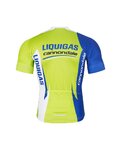 BONAVELO kratki dres i kratke hlače - LIQUIGAS CANNONDALE - crna/plava/zelena
