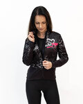 HOLOKOLO izolirana jakna - GRAFFITI LADY - crna