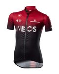 CASTELLI dres kratkih rukava - INEOS 2020 KIDS - crvena/crna