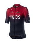 CASTELLI dres kratkih rukava - TEAM INEOS 2019 - crna/crvena