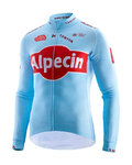 KATUSHA SPORTS dres dugih rukava ljetni - ALPECIN 2019 SUMMER - svjetloplava/crvena