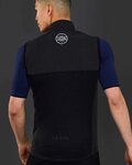 LE COL prsluk - SPORT LOGO GILET - bijela/crna