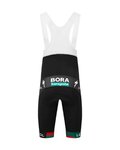 LE COL kratke hlače s tregerima - BORA HANSGROHE 2023 REPLICA SPORT - crna