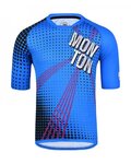 MONTON dres kratkih rukava - BANG MTB - plava