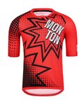 MONTON dres kratkih rukava - POW MTB - crvena