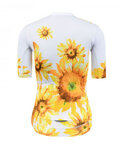 MONTON dres kratkih rukava - SUNFLOWER LADY - bijela/žuta