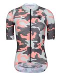 MONTON dres kratkih rukava - PRO CAMOUSHIELD LADY - ružičasta/zelena/siva