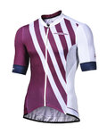 MONTON dres kratkih rukava - SPLIT - ljubičasta/bijela