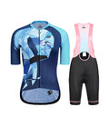 MONTON mega set - FLAMINGO LADY - plava/crna