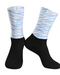 MONTON čarape klasične - BEALI - bijela/plava