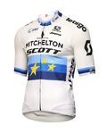 GIORDANA dres kratkih rukava - MITCHELTON-SCOTT '19 - plava/bijela