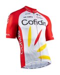 NALINI dres kratkih rukava - COFIDIS 2020 - crvena/bijela