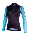 NALINI dres dugih rukava zimski - AIS LW 2.0 LADY SMR - crna/plava