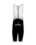 PISSEI kratke hlače s tregerima - UAE TEAM EMIRATES 2024 REPLICA - crna
