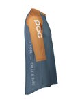 POC dres kratkih rukava - MTB PURE 3/4 - narančasta/plava
