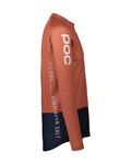 POC dres dugih rukava ljetni - MTB PURE - narančasta/plava