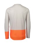 POC dres dugih rukava ljetni - MTB PURE - siva/narančasta